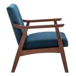 Blue Tufted Natalie Accent Chair