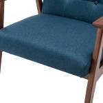 Blue Tufted Natalie Accent Chair