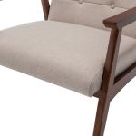 Beige Tufted Natalie Accent Chair