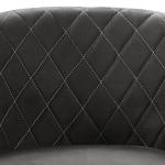 Black Diamond Tufted Accent Chair & Ottoman Set