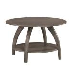 Aldrin Round Grey Wash Coffee Table