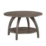 Aldrin Round Grey Wash Coffee Table