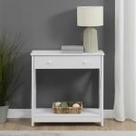Oxford White X-Panel Console Table