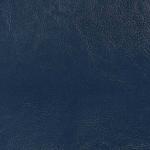 Navy Faux Leather Jessy Storage Ottoman