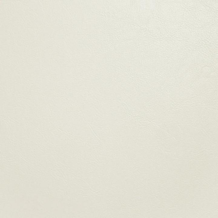 Ivory Faux Leather Jessy Storage Ottoman