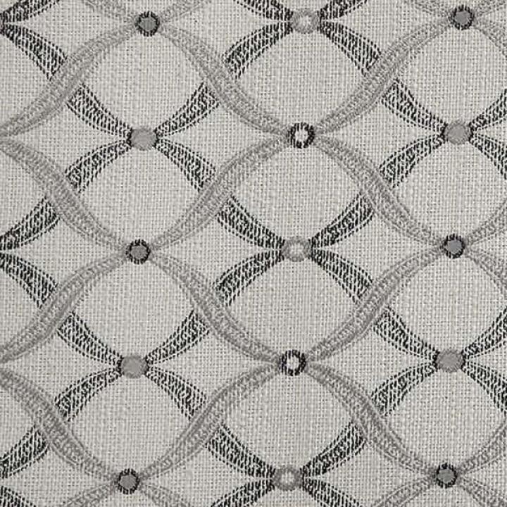 White & Gray Madison Storage Ottoman