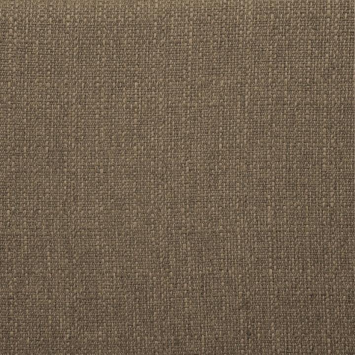 Tan Upholstered Eliza Round Storage Ottoman