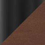 Brown Faux Leather & Black Marshall Office Chair