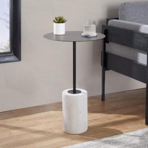 Black Metal & Concrete Janis Cocktail Table