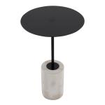 Black Metal & Concrete Janis Cocktail Table