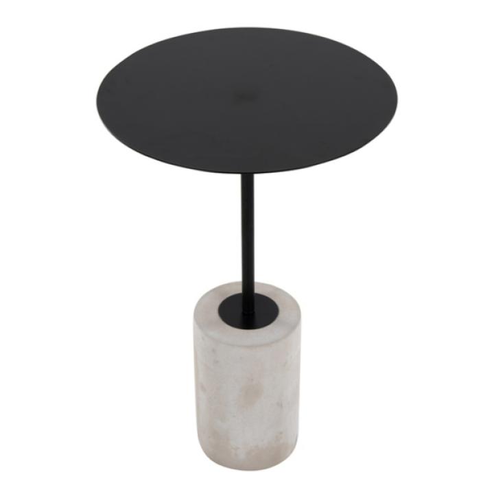 Black Metal & Concrete Janis Cocktail Table