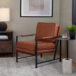 Black Metal & Concrete Janis Cocktail Table