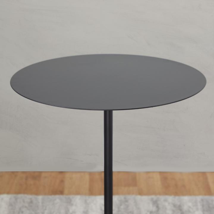 Black Metal & Concrete Janis Cocktail Table