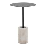 Black Metal & Concrete Janis Cocktail Table