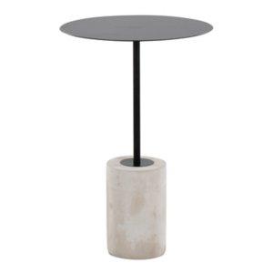 Black Metal & Concrete Janis Cocktail Table