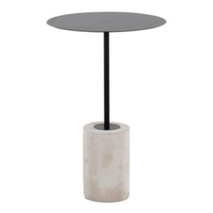 Black Metal & Concrete Janis Cocktail Table