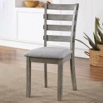 Gray Upholstered Lucas Dining Chairs, Set of 2