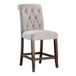 Beige Tufted Landon Counter Stools, Set of 2