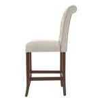 Beige Tufted Landon Counter Stools, Set of 2