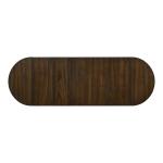 Dark Walnut & White Wood Ema Counter Height Table