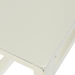 Antique White Wood Noah Bench