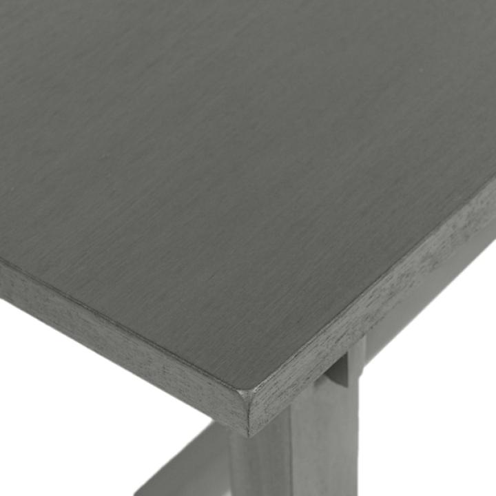 Antique Gray Wood Noah Bench