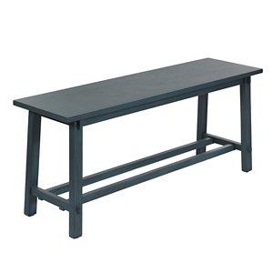 Antique Navy Wood Noah Bench