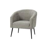 Gray Boucle Chenille George Accent Chair