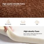 Brown Boucle Chenille George Accent Chair