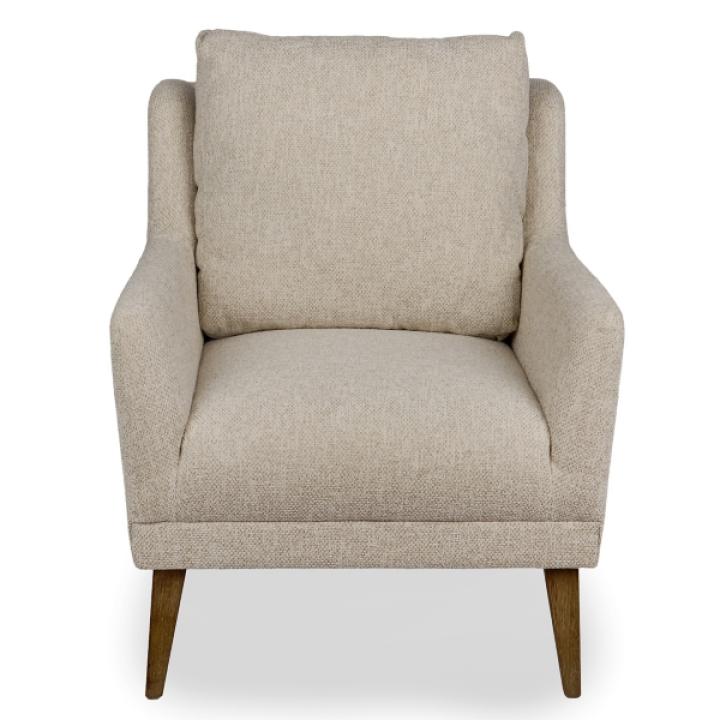 Lauren Ivory Quartz Upholstered Accent Chair