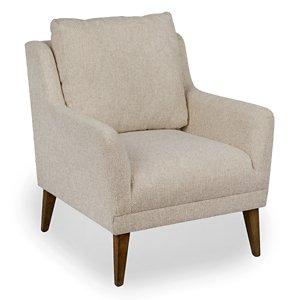 Lauren Ivory Quartz Upholstered Accent Chair