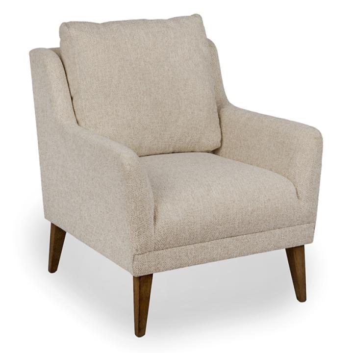 Lauren Ivory Quartz Upholstered Accent Chair