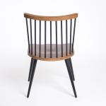 Holland Black & Brown Dining Chairs, Set of 2