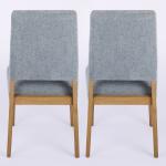 Blue Upholstered Reynolds Dining Chairs, Set of 2