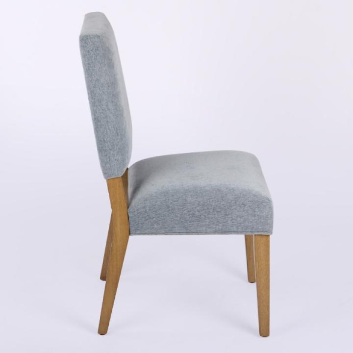 Blue Upholstered Reynolds Dining Chairs, Set of 2