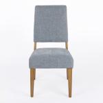 Blue Upholstered Reynolds Dining Chairs, Set of 2