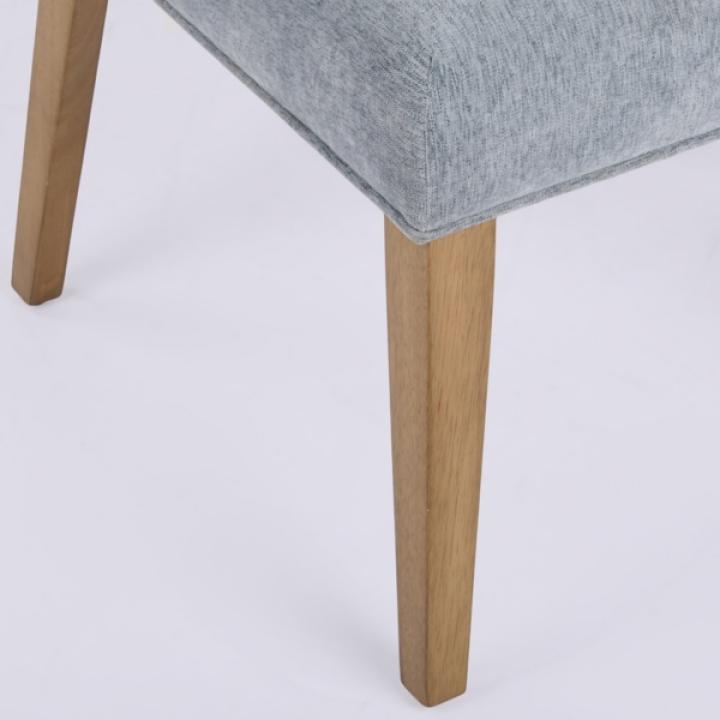 Blue Upholstered Reynolds Dining Chairs, Set of 2