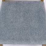 Blue Upholstered Reynolds Dining Chairs, Set of 2