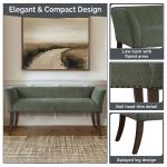 Sage Green Upholstered Antonia Bench