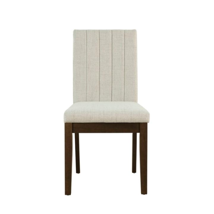 Everly Taupe Upholstered Dining Chairs, Set of 2