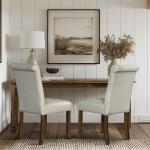 Aubrey Natural Upholstered 2-pc. Dining Chair Set