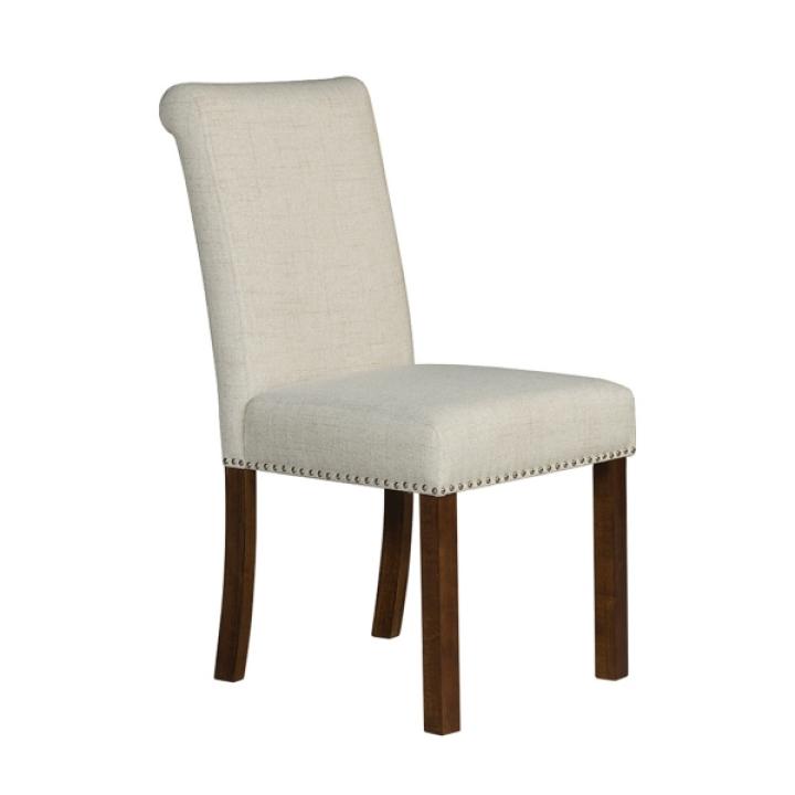 Aubrey Natural Upholstered 2-pc. Dining Chair Set