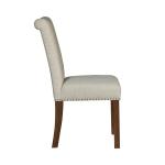Aubrey Natural Upholstered 2-pc. Dining Chair Set