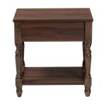 Dark Brown James 1-Drawer Nightstand