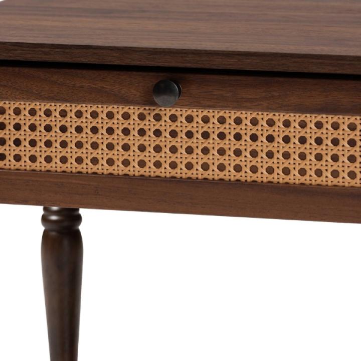 Dark Brown James 1-Drawer Nightstand