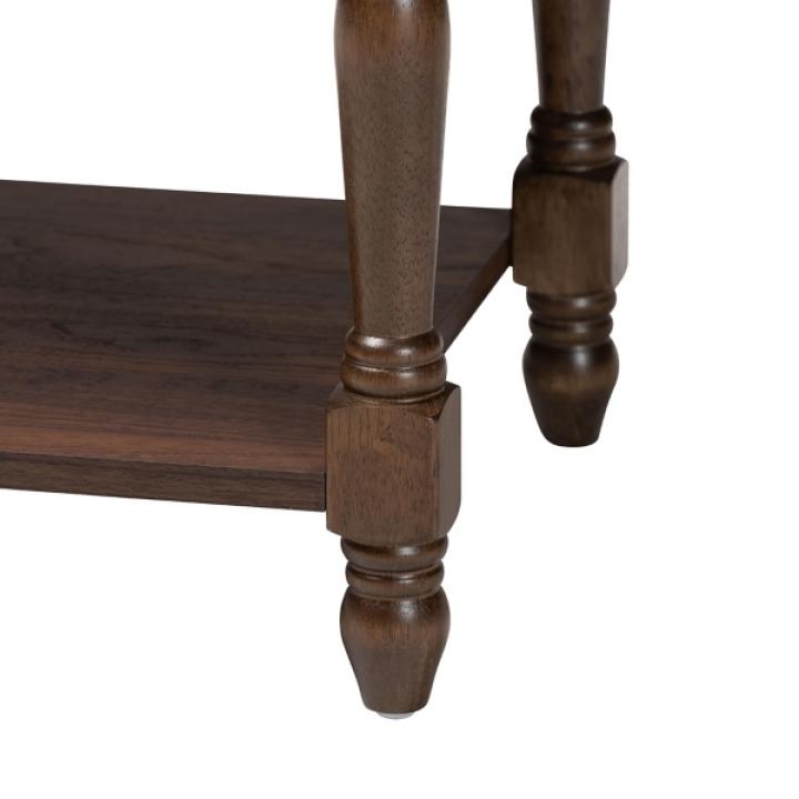 Dark Brown James 1-Drawer Nightstand