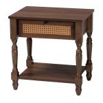 Dark Brown James 1-Drawer Nightstand