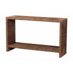 Natural Seagrass Wrapped Console Table