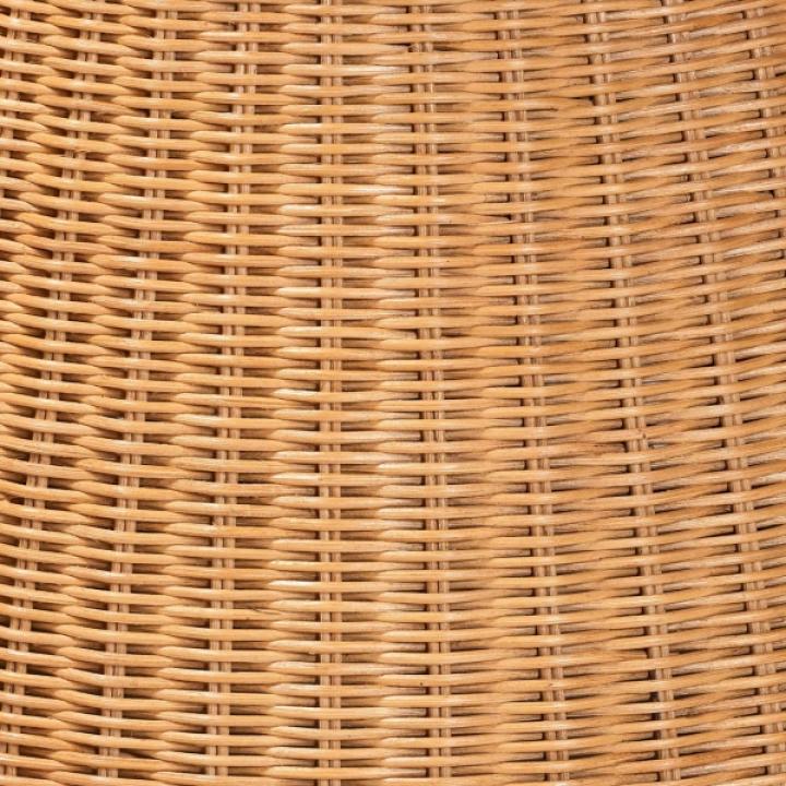 Honey Boho Braided Rattan Accent Table