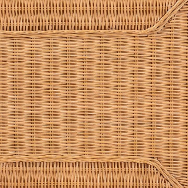 Bohemian Braided Rattan Coffee Table